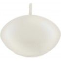 Chaks 80296-40, Set de 6 bougies FLOTTANTES, Blanc Nacré