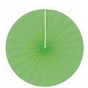 Chaks 80502-11, Lot de 4 grands éventails papier 40cm, Vert