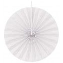 Chaks 80502-00, Lot de 4 grands éventails papier 40cm, Blanc