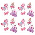 Chaks 81012, Sachet de 16 confettis de table Princesses 