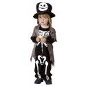 P'TIT Clown re82166 - Costume baby gentil squelette, 92 cm 1/2 ans