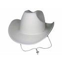 Party Pro 84302161, Chapeau Cowboy Blanc