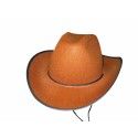Party Pro 84302163, Chapeau Cowboy marron