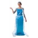 Party Pro 86221, Déguisement princesse des glaces turquoise, adulte