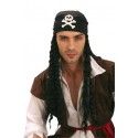 PERRUQUE pirate Homme (avec bandana)