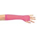 Party Pro 86502910, Gants mitaines longues fluo roses