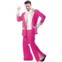 Party Pro 865091822, Déguisement Forever disco Rose fuchsia, adulte