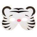 Party Pro 871188, Masque enfant tigre blanc