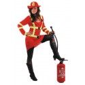 Party Pro 87286845, Costume Pompier femme, adulte (SUPER PROMO !)