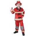 Party Pro 8728750846, Costume Pompier US, 4-6 ans