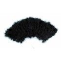 Party Pro 87302203, Eventail en plumes noir