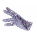 Party Pro 873087, Paire de Gants sequin argents