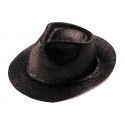 Party Pro 87319203, Chapeau borsalino PAILLETTES noir