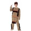 P'TIT Clown re88143 - Costume enfant luxe indien, S, 4/6 ans