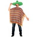 Poncho Mexicain multicolore