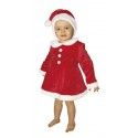 P'TIT Clown re88431 - Déguisement de Mère Noël enfant 92cm 1/2 ans