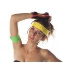 Party Pro 888024, Bandeau pour cheveux 80's jaune