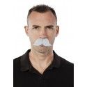 P'TIT Clown re89041 - Moustache gentleman, blanche