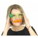 Party Pro 908261, Lunettes Saint Patrick avec moustache