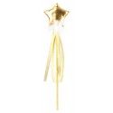 Party Pro 90869G, Baguette de fée satin dorée