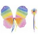 Party Pro 90876, Set de Fée multicolore fluo enfant
