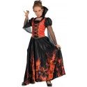 P'TIT Clown re91218 - Déguisement enfant vampiresse flamboyante 7/9 ans
