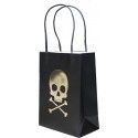 Party Pro 913105, Lot de 4 Sacs en Papier Pirate