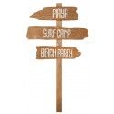 Grandes PANCARTES Playa surf camp BEACH PARTY en bois 70cm