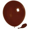 Grand sachet 100 ballons nacrés, 30 cm, chocolat