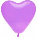 Lot de 8 ballons COEUR 35cm, lilas