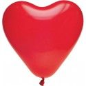 Lot de 8 ballons COEUR 35cm, rouge