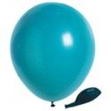 Grand sachet 100 ballons nacrés, 30 cm, turquoise