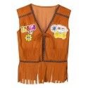 Gilet hippie Peace taille M/L