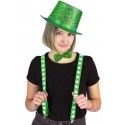 Party Pro 8652419, Bretelles vertes Saint Patrick