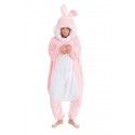 Chaks C1091180, Déguisement Peluche BIG Lapin rose rembourré 180 cm, adulte