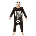 Chaks C1115180, Combinaison kigurumi Squelette, 180cm adulte