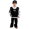 Chaks C4084116, Déguisement Agent FBI 116cm, 4-6 ans
