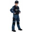 Chaks C4086128, Déguisement Agent SWAT 128cm 7-9 ans