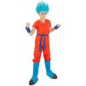 Chaks C4378128, Déguisement Goku Super Saiyan ® 128cm, 7-9 ans