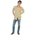 Chaks C4399L, Chemise Ananas adulte, taille L