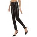 Chaks C4445L, Legging brillant adulte luxe NOIR, taille L/XL