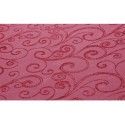 Chaks C52030030, Chemin de Table Organza Arabesques 36cm x 5m, Rouge/Rouge