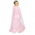 Party Pro 90872P, Cape de princesse plume rose et or enfant