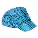 Party Pro 86501108, Casquette disco turquoise