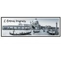 Toile Venise L'Amour toujours 90x30cm