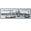 Toile Venise L'Amour toujours 90x30cm