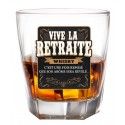 Verre à WHISKY Retraite (avec blister)