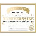 Cadre diplôme Anniversaire