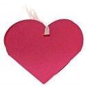 Ballotin coeur fuchsia