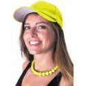 Party Pro 333149, Collier de perles néon jaune
